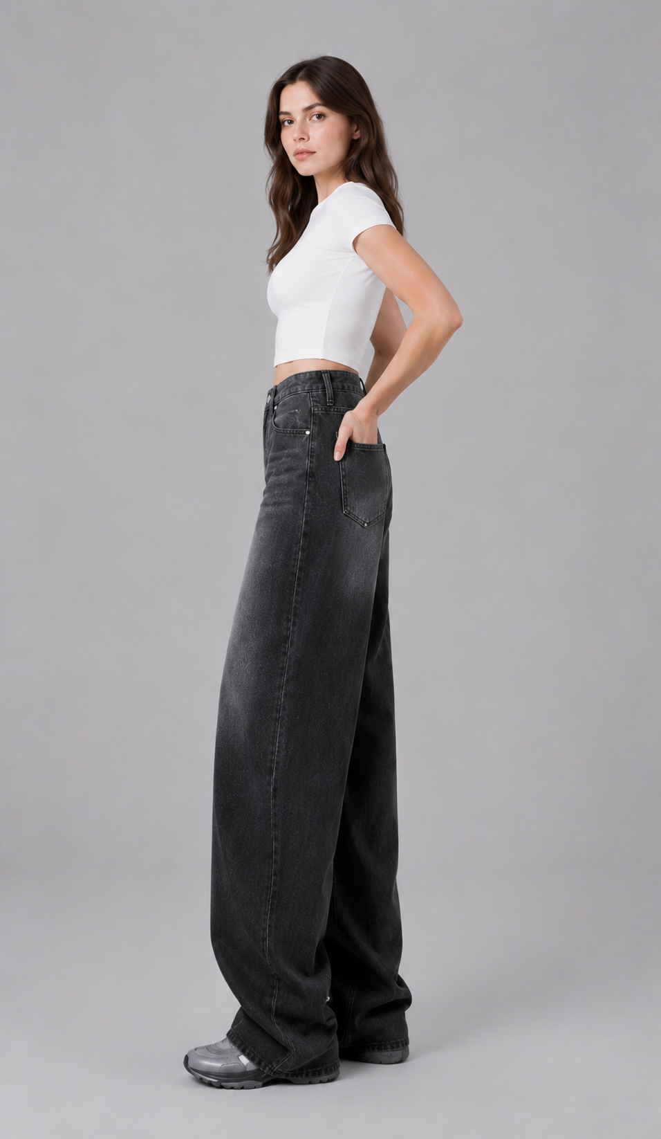 Vintage High-Waist Bell Bottom Jeans