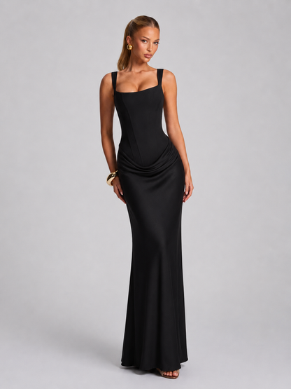 Corset Maxi Evening Dress