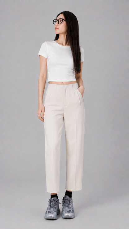 Women’s High-Waist Pencil Trousers