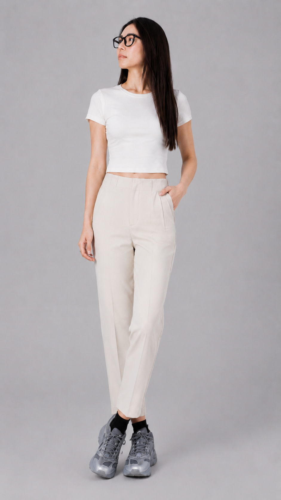 Women’s High-Waist Pencil Trousers