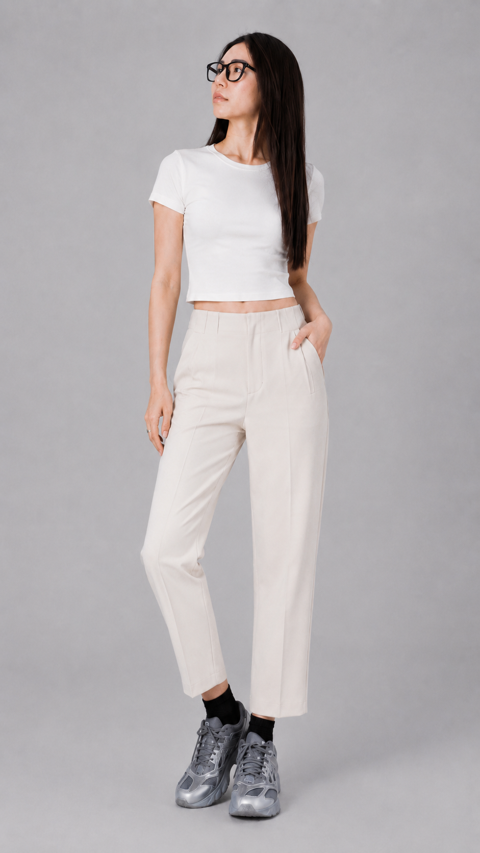 Women’s High-Waist Pencil Trousers
