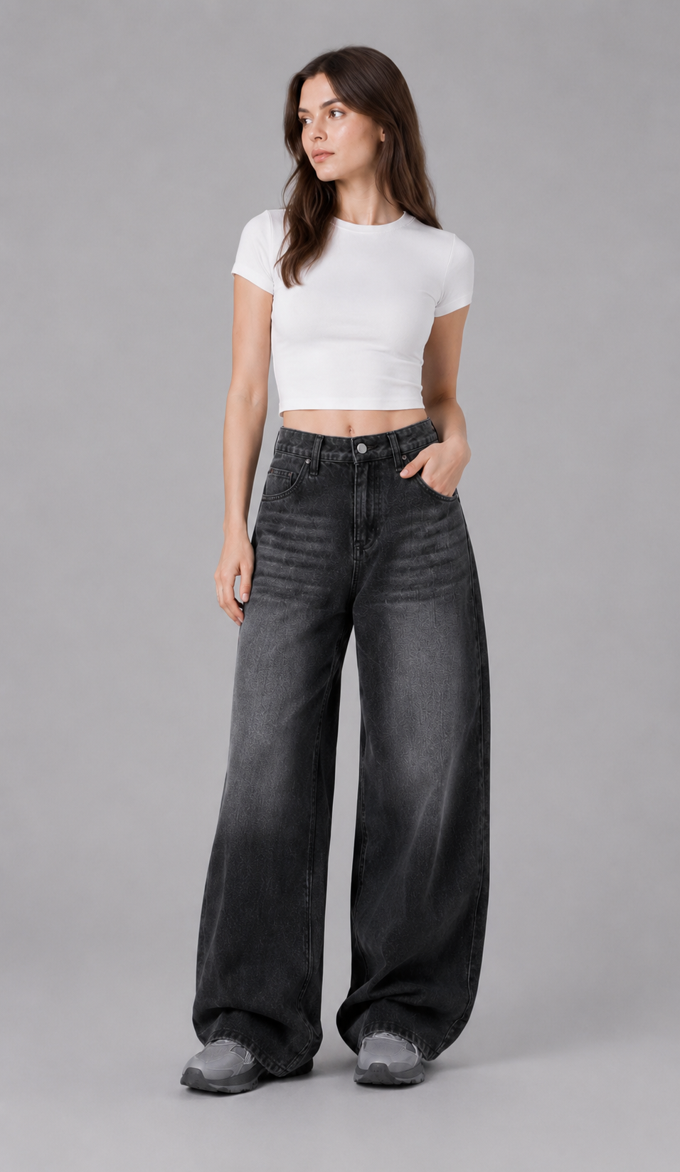 Vintage High-Waist Bell Bottom Jeans