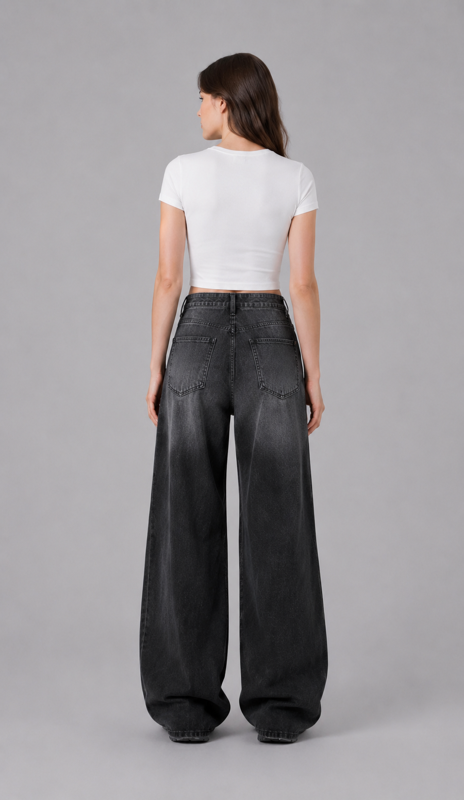 Vintage High-Waist Bell Bottom Jeans